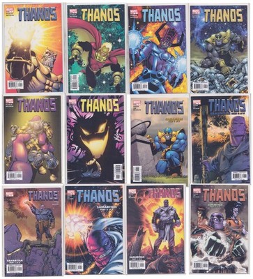 Thanos #1-12 + Infinity Abyss #1-6 Jim Starlin Complete Series Set x2 2003 2004
