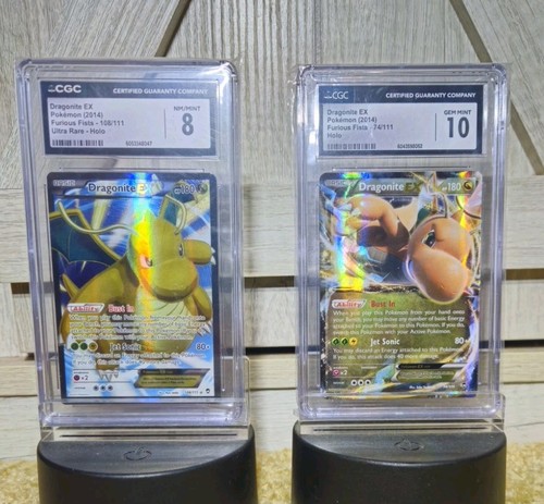 Dragonite-EX graded CGC 8 for sale on eBay