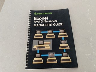 Econet level 3 manager's guide BBC Micro Computer Book BBC Acorn Computer