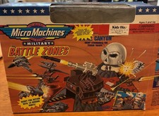 Vintage 1993 Galoob Micro Machines Military Battle Zones Skull Canyon Parts