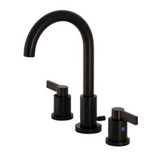 Kingston Brass FSC892.NDL NuvoFusion 1.2 GPM Widespread Bathroom - Bronze