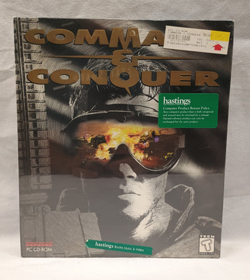 Command & Conquer 1995 PC DOS Big Box Sealed Westwood 2 CD-ROM