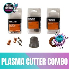 RIDGID Plasma Cutter Accessory Combo Swirl Rings, Shield Cups & Cutting Tips