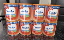 Similac Sensitive 12.5oz Powder Infant Formula Box Of 8 Cans Exp 10/2026