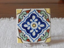 1- Handmade Mexican Talavera ceramic tile or ...