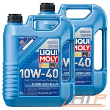 2x 5 L = 10 LITER LIQUI MOLY SUPER LEICHTLAUF 10W-40 MOTOR-ÖL MOTOREN-ÖL 2x 5 L = 10 LITER LIQUI MOLY SUPER LEICHTLAUF 10W-40 MOTOR-ÖL MOTOREN-ÖL