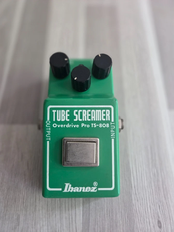 TRES RARE PEDALE IBANEZ TUBE SCREAMER TS 808 NARROW BOX DE 1979 MINT FIRST ONE! - Photo 1/4