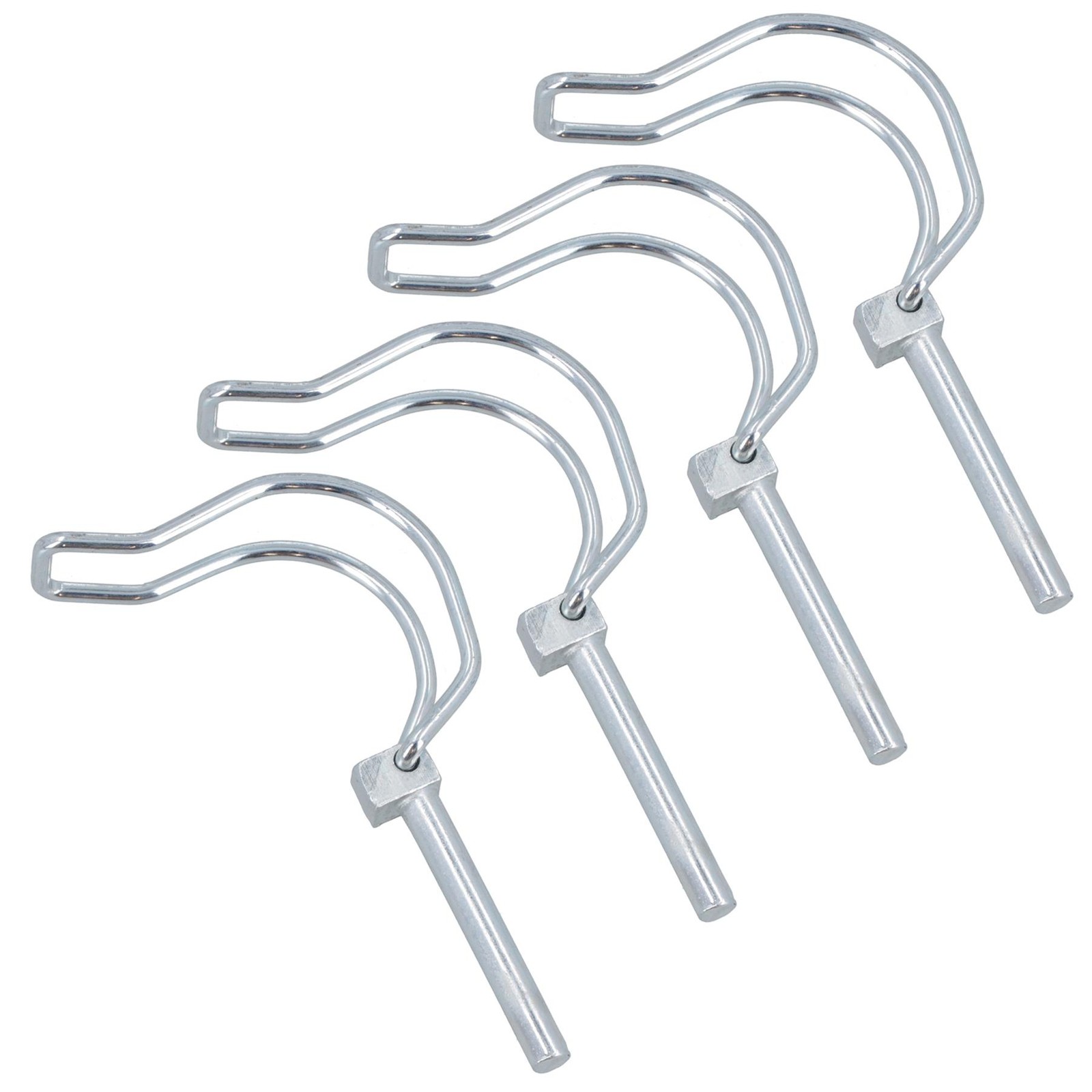 6mm x 45mm  Pipe Pin Lynch Pins Fastener Retaining Clip Trailer Tractor 6pc