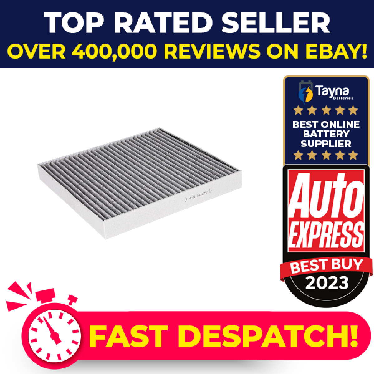 Pollen / Cabin Filter fits VW T-ROC A11, AC7 2017 on Blue Print 5Q0819653 New
