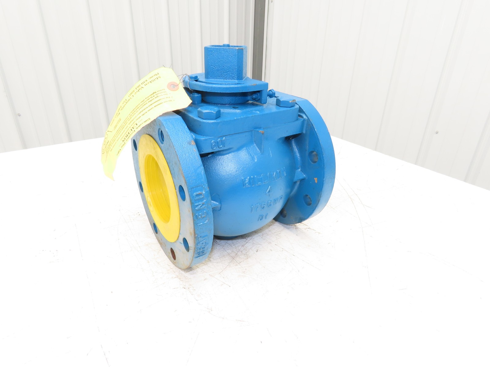Milliken 601 Millcentric Plug Valve 4" Flanged 175CWP ANSI 125 Cast Iron