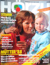 HÖRZU 27-1988 B TV: 9.-15.7. Michael Jackson Marilyn Monroe High Chaparral Mecki