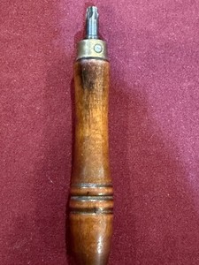 Lyman Primer Pocket Reamer Tool Large Wood Handle Vintage