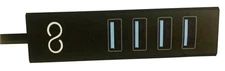 Blucoil USB Hub with 4x USB Type A 3.0 Ports