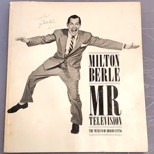 Milton Berle Mr Television The Museum of Broadcasting book autograph 52 pp 1985