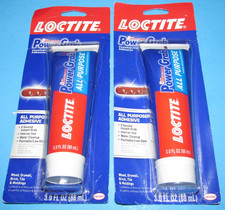 Lot of 2  LOCTITE Power Grab Construction Adhesive 3 3 6 oz ALL PURPOSE Adhes