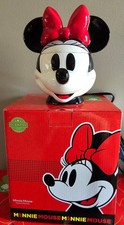 New In Box WALT DISNEY MINNIE MOUSE Ceramic Scentsy Wax Melt Plug-in Warmer