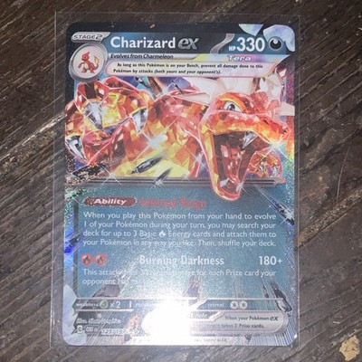 Pokémon Charizard ex 161 Scarlet & Violet Promo Holo 330 HP Stage 2 English