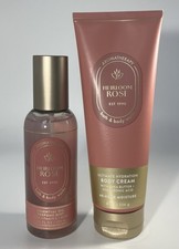 Bath & Body Works Aromatherapy HEIRLOOM ROSE Oil Mist & Body Cream Set NEW