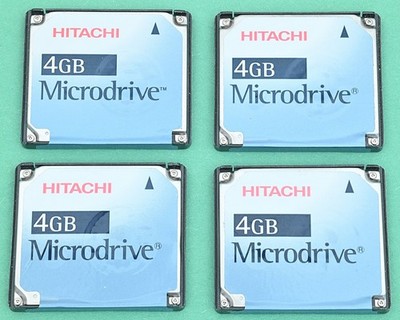 Hitachi Microdrive 4GB - 4 Drives - LN