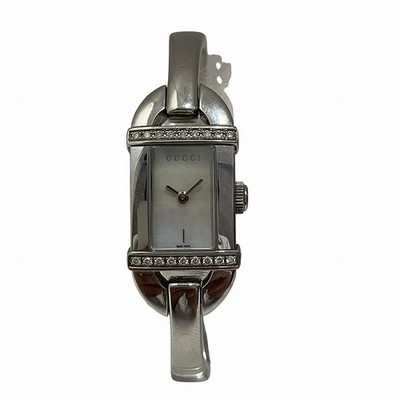 GUCCI 6800L Quartz Bangle Watch with Diamond Bezel, Free  display picture 3