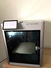 Bambu Lab X1C Carbon 3D Printer with plates and 2 hot ends, only 344 Hours