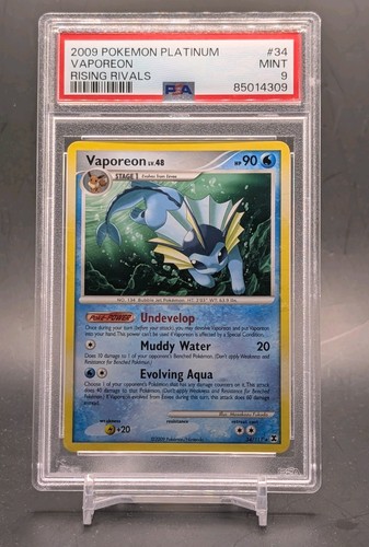 Vaporeon graded PSA 9 for sale on eBay