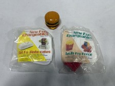 Vintage McDonalds Changeables Robot Hot Cakes, Fries Robot Lot, 1 Dino
