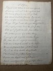 John Quincy Adams 18th/Early 19thC Antique Manuscript Poems "A Vision" Watermark — photo 6