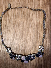 schöne Halskette flieder/ lila  von Bonita ca. 45cm lang