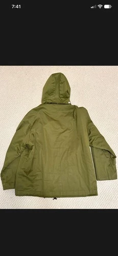 Burberry London Men's Jacket Very Beautiful Olive Green Hooded Coat Size XXL image 5