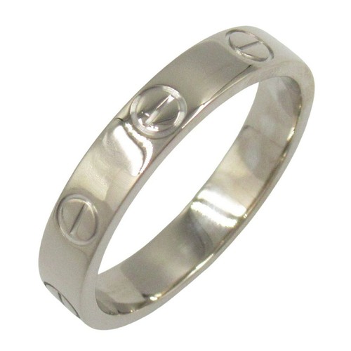Cartier Mini Love Ring Au750 Ring Size 11.5 Women Silver One Size | eBay