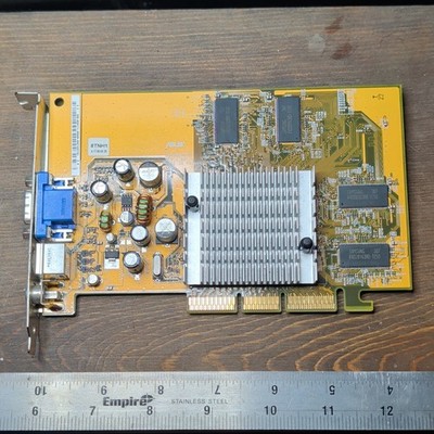 ASUS NVIDIA GeForce4 MX 440 64MB DDR AGP VGA DVI Heatsink Direct3D