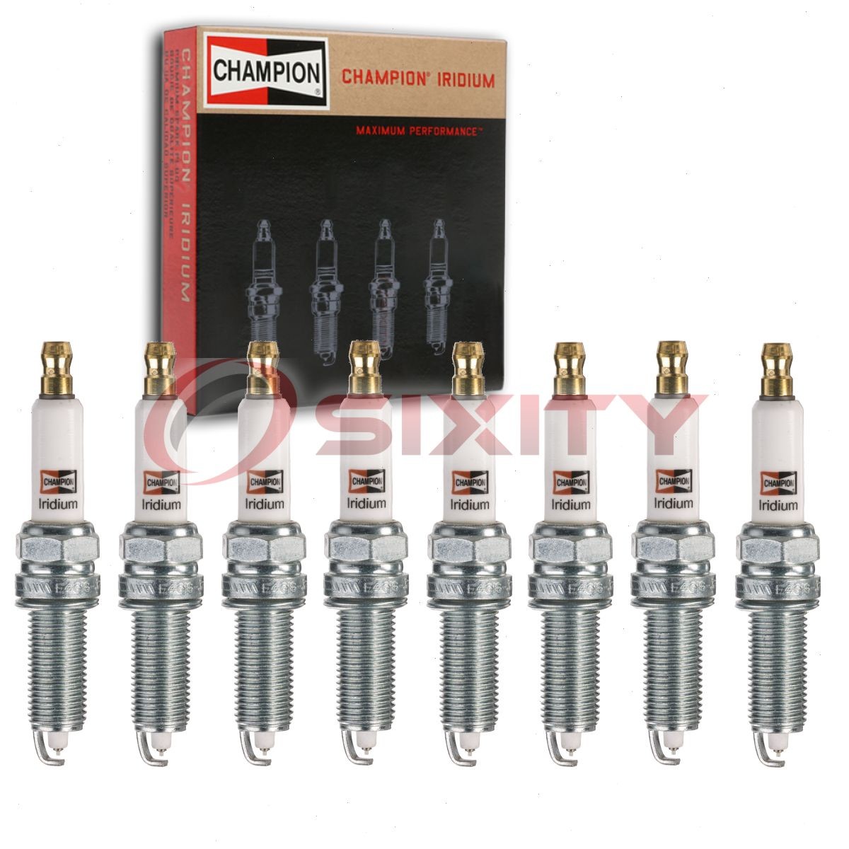8 pc Champion Iridium Spark Plugs for 2015-2017 Kia K900 5.0L V8 Ignition xx