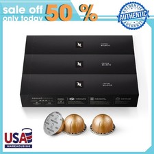 Nespresso Capsules Vertuo, Melozio, Medium Roast Coffee, 30-Count Coffee Pods