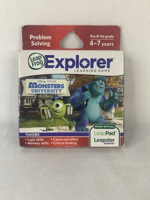 LeapFrog Explorer Monsters University Problem Solving Learning Game 