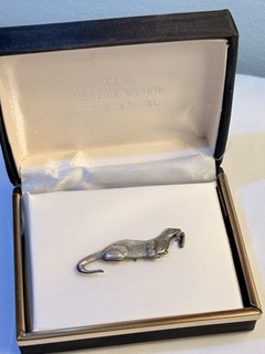 Vintage VTG 1975 Sid Bell Sterling Silver Seal Pin Tack