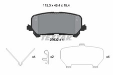 Nuovo set pastiglie freno, freno a disco per HONDA:PILOT,RIDGELINE 43022TZ5A00