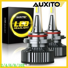 AUXITO CANBUS 9005 LEDs Headlights Xenon White 12V Low Beam Bulb Y13 Series 2/4X