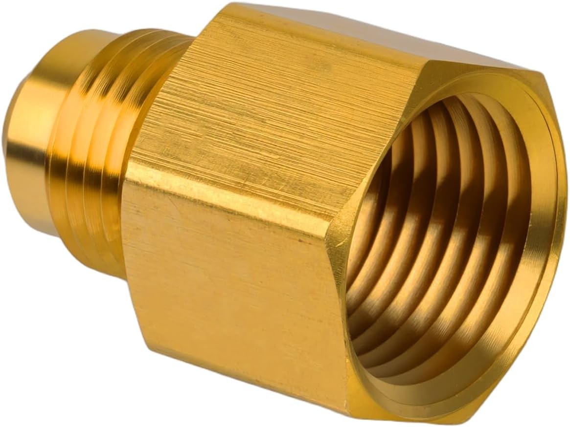 3/8" Male Flare to 1/2" NPT Female Brass Tube Fitting Half Union Coupling US
