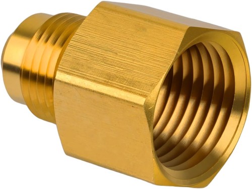 3/8" Male Flare to 1/2" NPT Female Brass Tube Fitting Half Union Coupling US