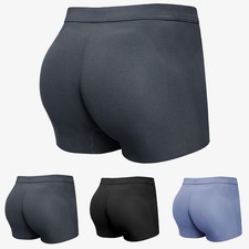 Slip Boxer Enhancing Butt Lifter per Uomo Imbottito Anca Intimo Shapewear