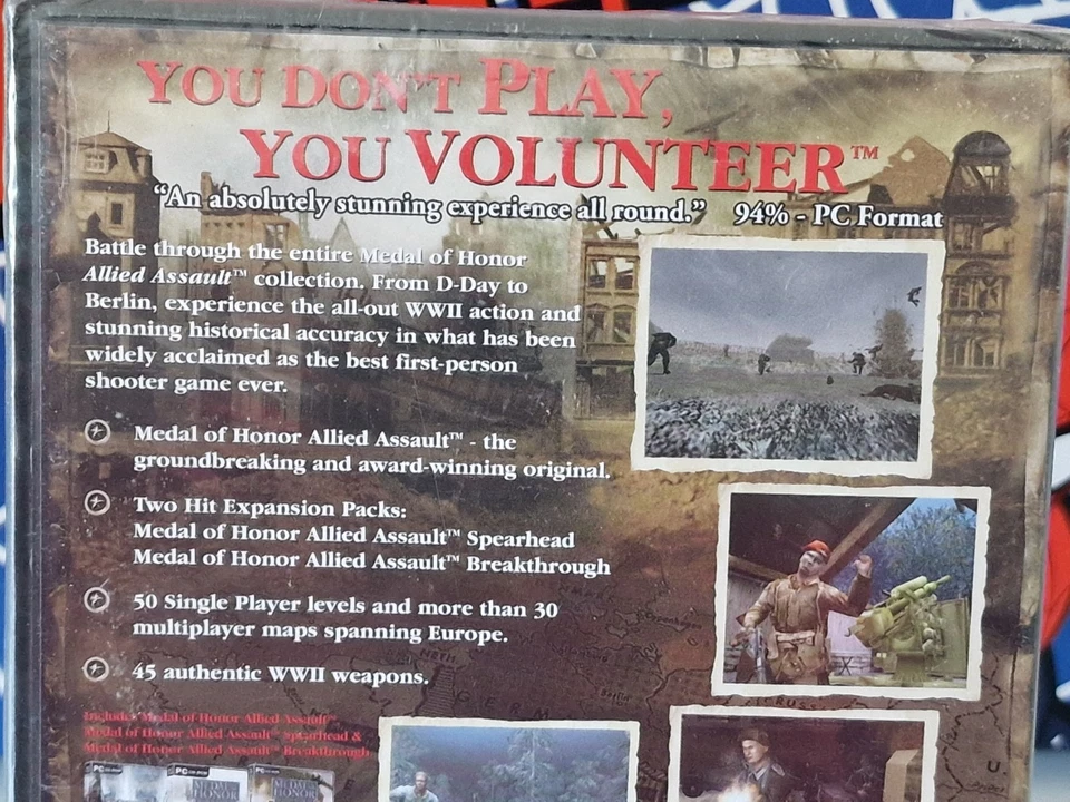 Medal of Honor Allied Assault War Chest PC CD-ROM NEW & SEALED - Image 3 of 4