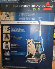  READ BISSELL ProHeat 2X Revolution Pet Turbo Upright Carpet Cleaner BROKEN 