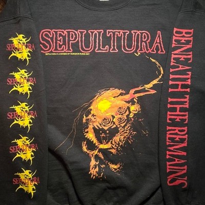 Sepultura Beneath The Remains 2021 Dungeon Ruins Long Sleeve Shirt BL1173