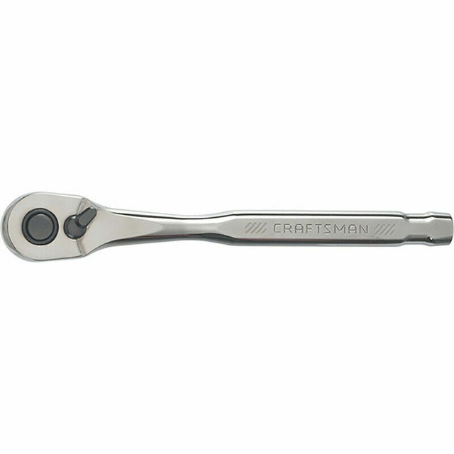 Craftsman 3/8" Drive 120 Tooth Gunmetal Chrome PEAR Head Ratchet