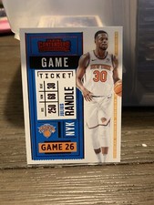 2020-21 Panini Contenders Season Ticket Game Ticket Red Julius Randle #51