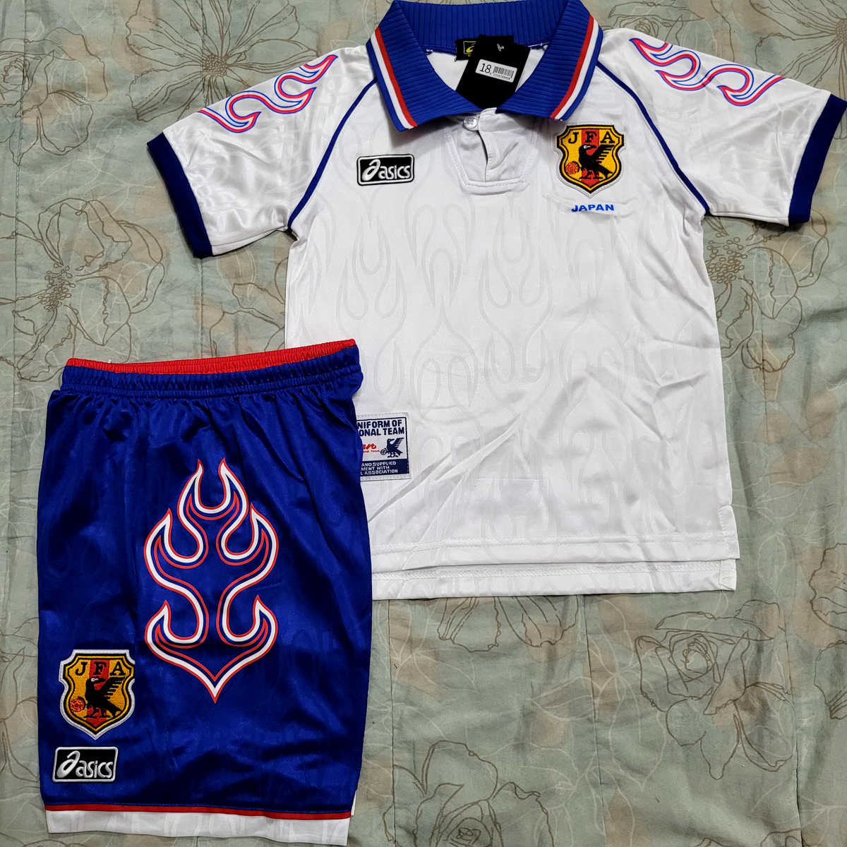 Japan Soccer Jersey Retro Blue/White Edition Kids/Youth Jersey | eBay