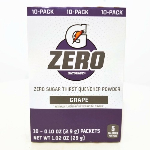 Gatorade Zero Thirst Quencher Powder-10 Sachets .Pick Your Flavour. - Picture 4 of 20
