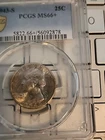 1943 S Washington Quarter MS 66+  PCGS RARE SEE STORE WW1-WW2 MEDALS -CURRENCY
