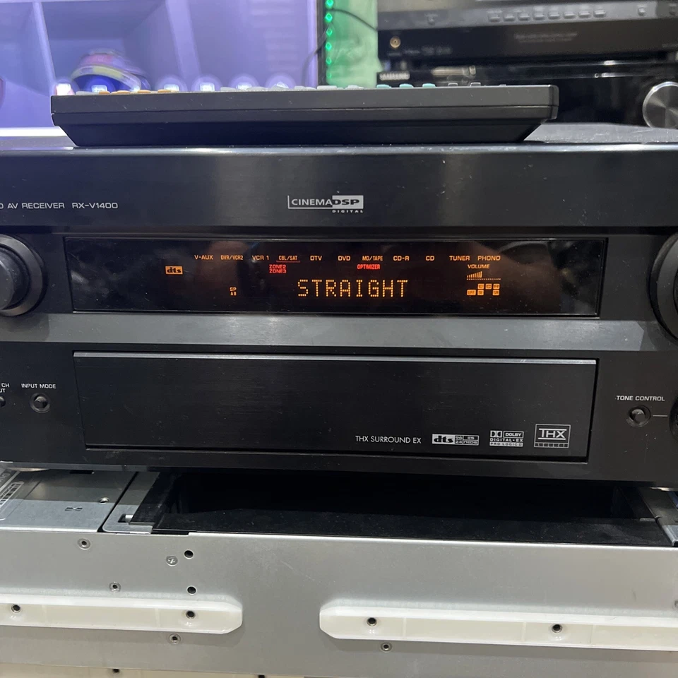 YAMAHA RX-V1400 A/V NATURAL SOUND HOME THEATER SURROUND 6.1 CHANNEL RECEIVER - Image 3 of 4